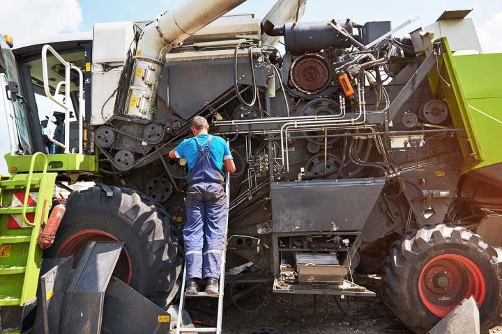 Réparation de machine lourde